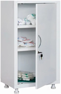 Шкаф медицинский металлический Hilfe МД 1 1657/SG