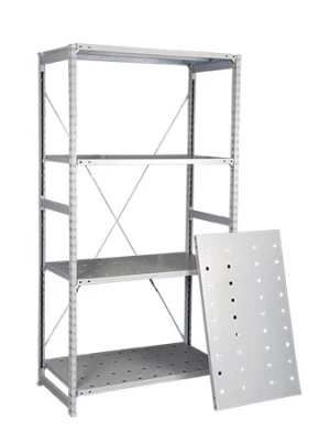 Стеллаж металлический ТСУ 3.2.5-300 перф. Стеллаж металлический ТСУ 3.2.5-300 перф.